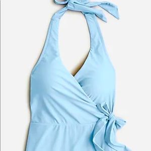 J Crew Halter Wrap Swim Dress 20